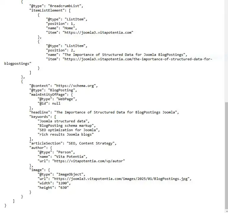 blogposting json