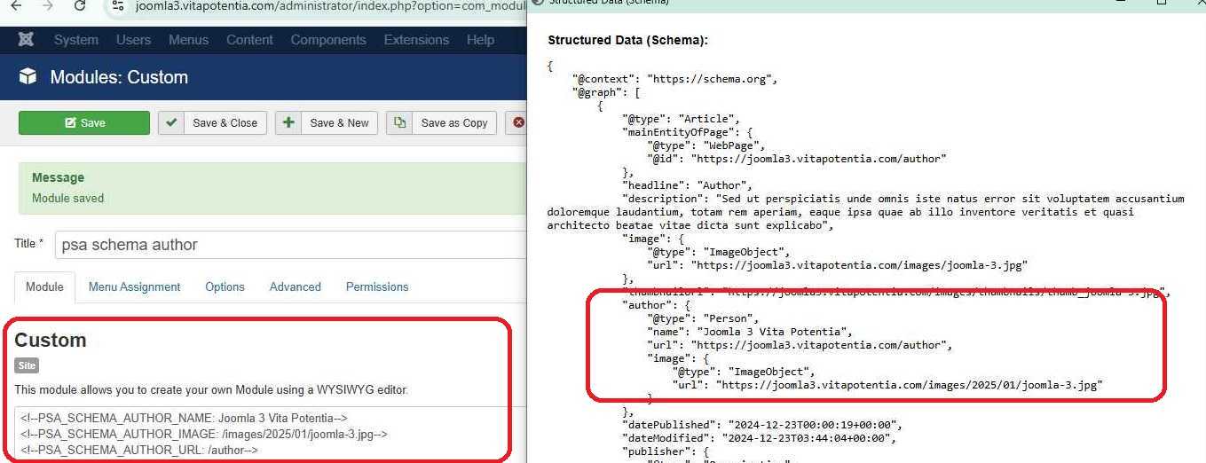 author html